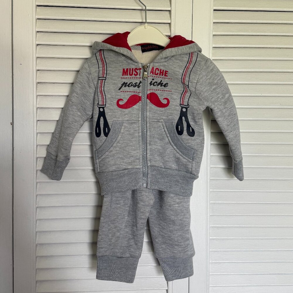 2/$20, Grey Baby clothing sets 6 month NWT